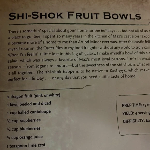 FINAL SALE STAR WARS NWT cookbook - Picture 3 of 3